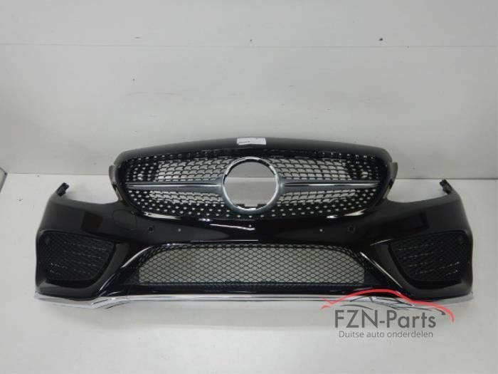 Mercedes-Benz C-Klasse W205 Coupe Voorbumper AMG Style 6PDC, Ophalen of Verzenden, Gebruikt, Voor, Bumper