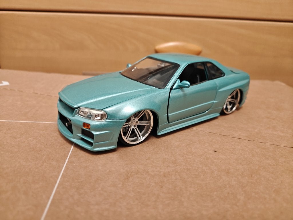 Jada toys fast & furious Brian skyline R34, Enlèvement, Comme neuf, Voiture, Jada
