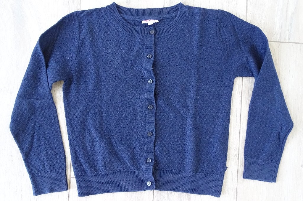 Donkerblauwe cardigan JBC maat 128, Enfants & Bébés, Vêtements enfant | Taille 128, Enlèvement ou Envoi, Pull ou Veste, JBC, Utilisé