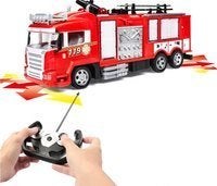 Radiografische brandweerauto kan echt spuiten, Verzenden, Nieuw, Afstandsbediening