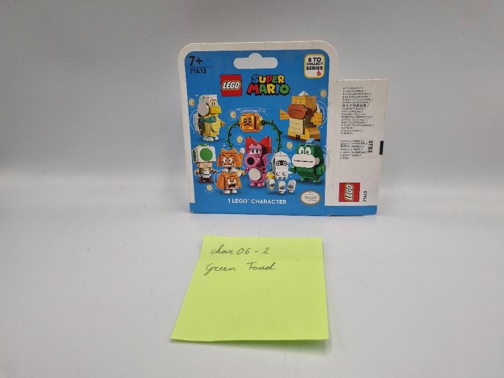 Lego Mario 71413 Character serie 6 Char06-2 Green Toad, Kinderen en Baby's, Speelgoed | Duplo en Lego, Zo goed als nieuw, Lego