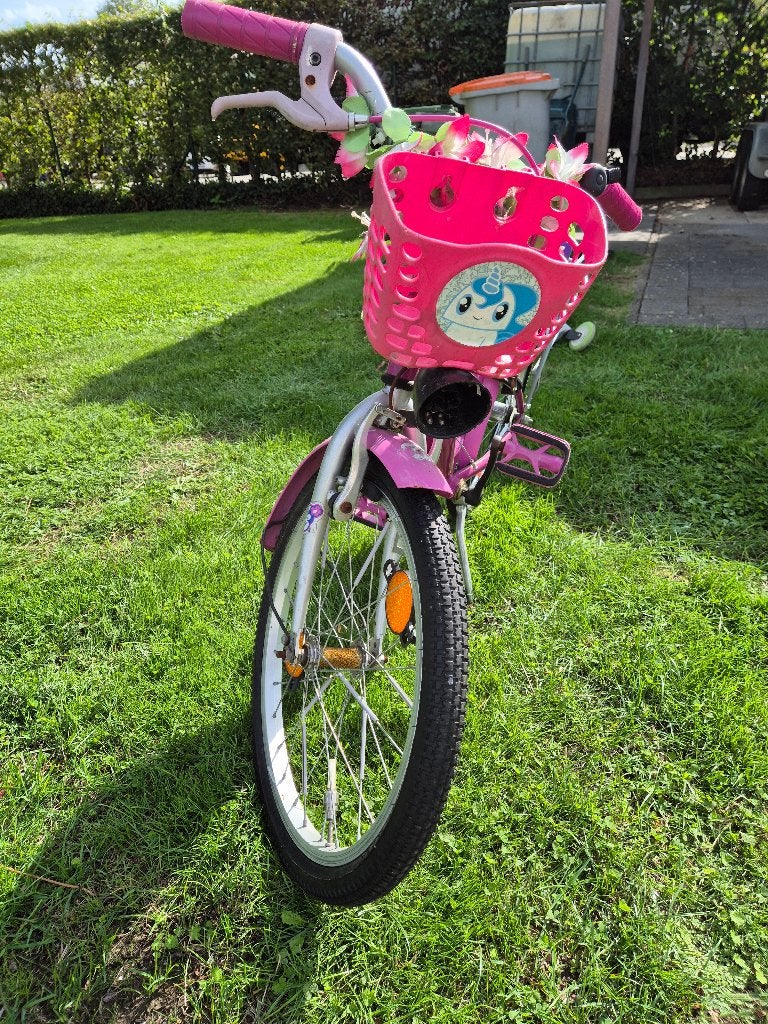 Meisjesfiets, Ophalen, Terugtraprem, Gebruikt, Handrem