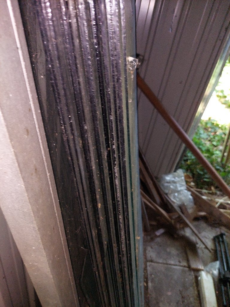 glas, Panneau vitré, 160 cm ou plus, Enlèvement, Utilisé