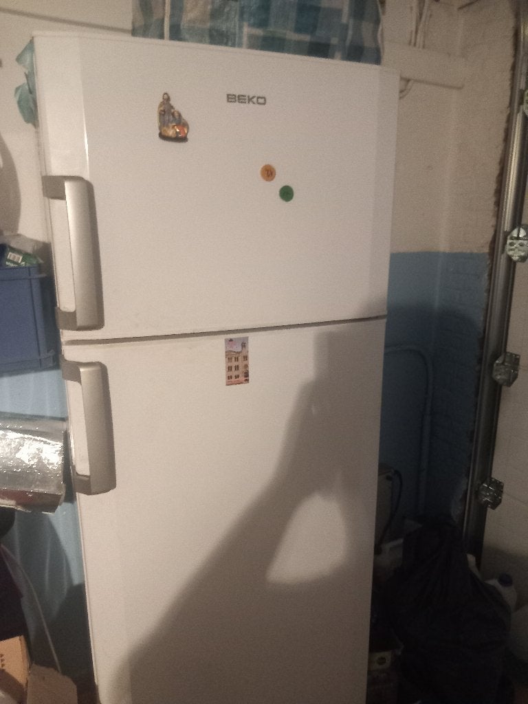 Koelkast en ijskast samen te koop, Elektronische apparatuur, Ophalen, Gebruikt