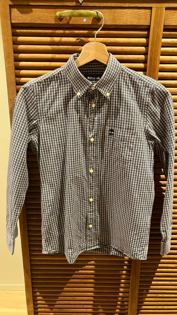 River Woods 152 of 12 jaar, Ophalen of Verzenden, Zo goed als nieuw, Jongen, Overhemd of Blouse