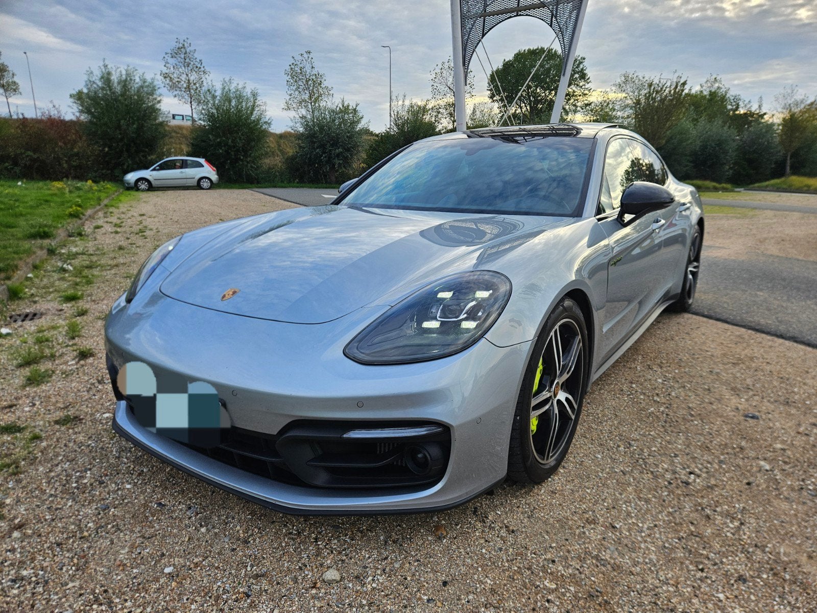 porsche panamera 4E hybride 2.9 sport benzine bj2021, Cuir, Argent ou Gris, Achat, Euro 6
