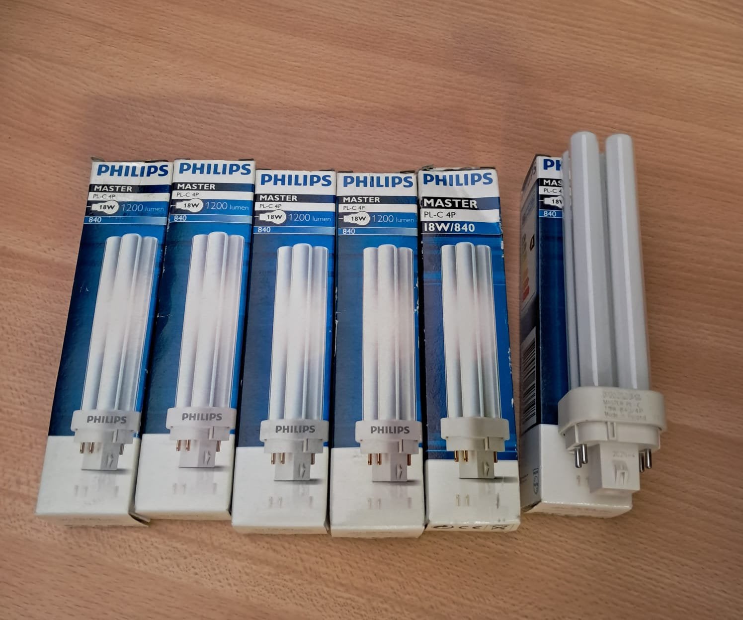 6 spaarlampen. ( nieuw), Philips, Verzenden, Nieuw, Spaarlamp
