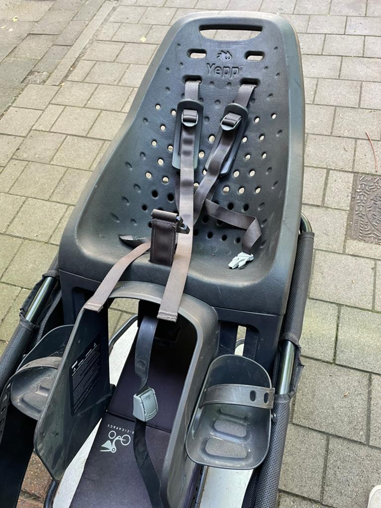 Yepp fietsstoel, Ophalen, Achterzitje, 0 t/m 18 kg, Gebruikt
