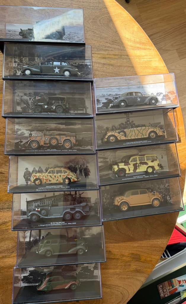 WOll modelauto’s volledige collectie ‘Voitures militaires’, Ophalen, Nieuw
