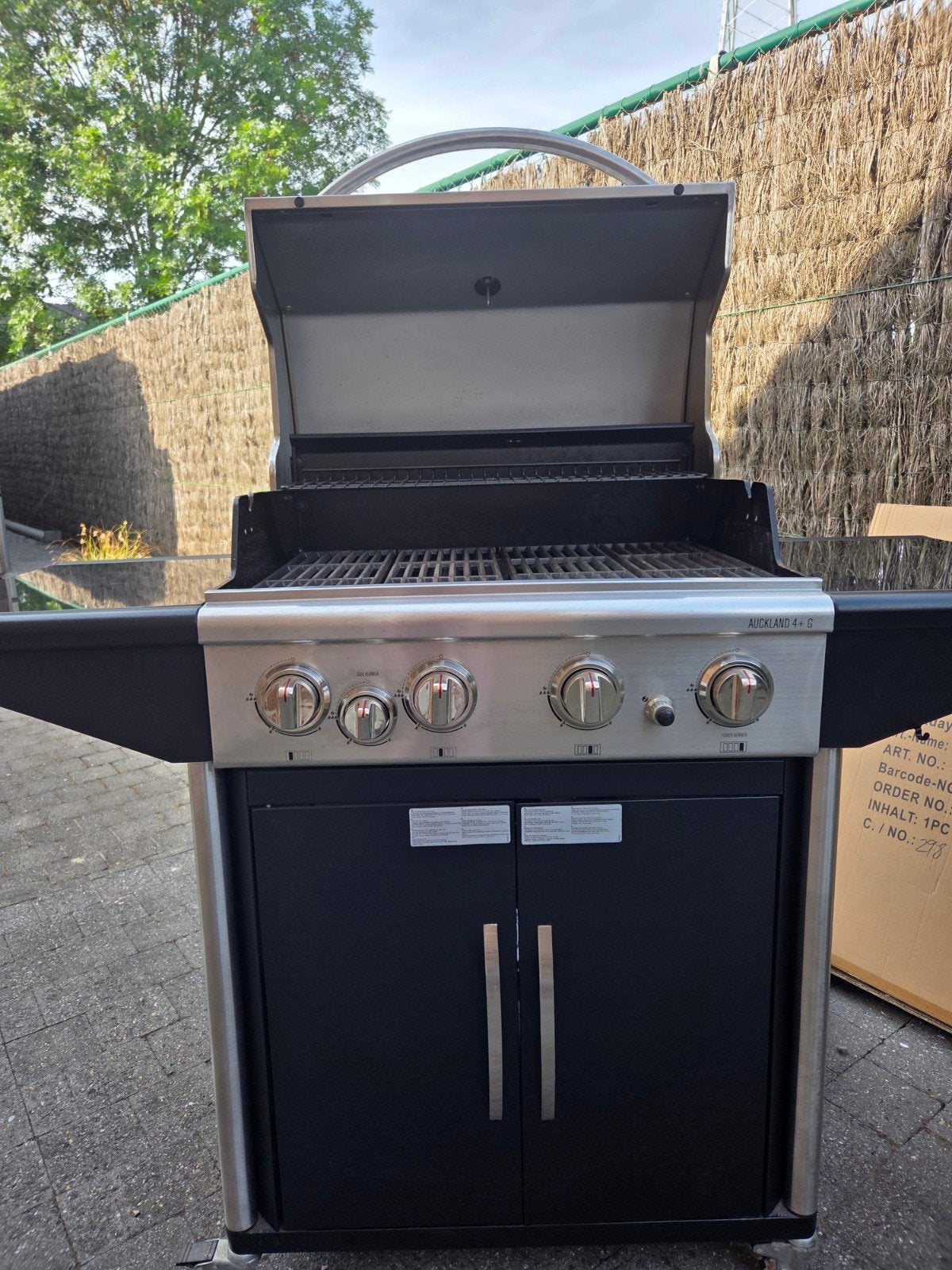 Gasbarbecue, Enlèvement