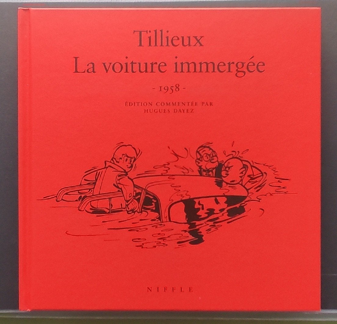 Gil Jourdan - La voiture immergée (1958) N&B Niffle, Enlèvement ou Envoi, Une BD, Comme neuf, Maurice Tillieux