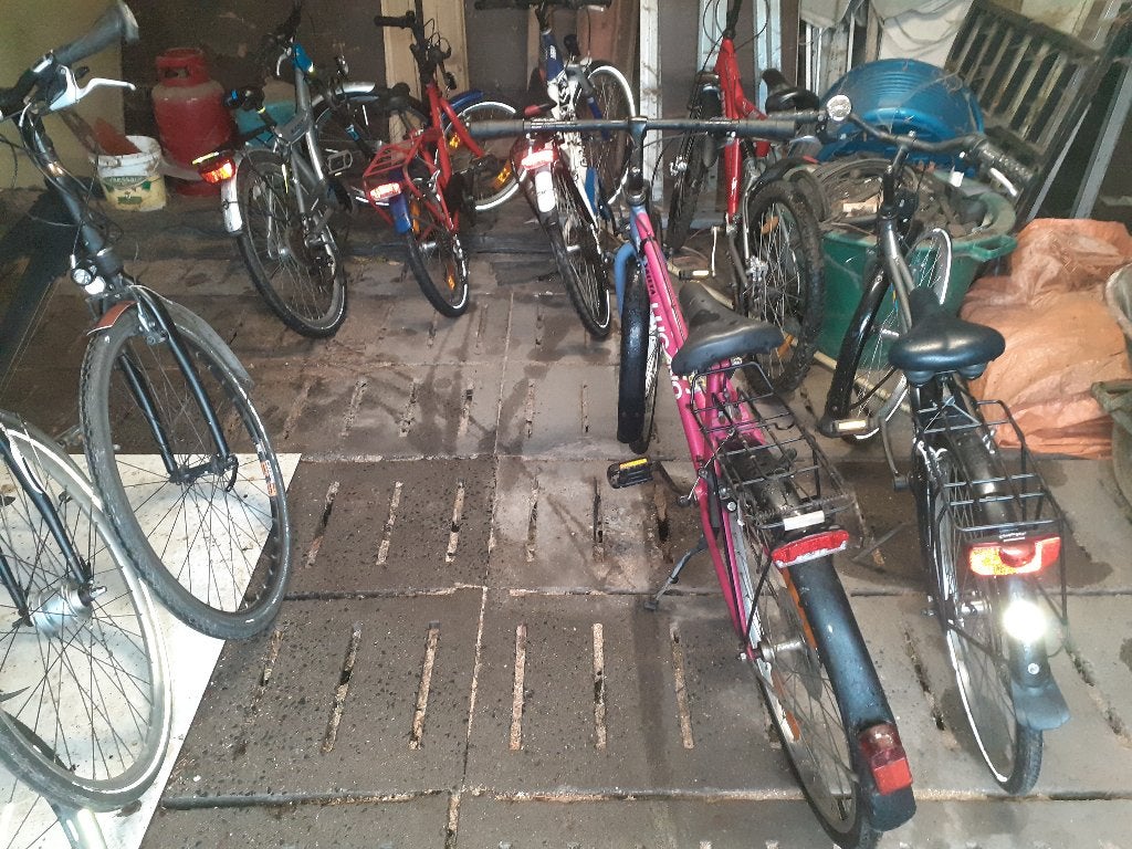 lot fietsen te koop, Ophalen, Gebruikt