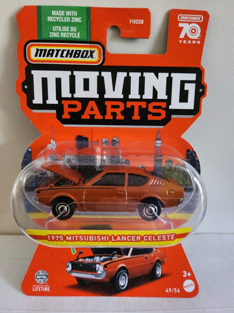 Matchbox Moving Parts 1975 Mitsubishi Lancer Celeste (2023), Enlèvement ou Envoi