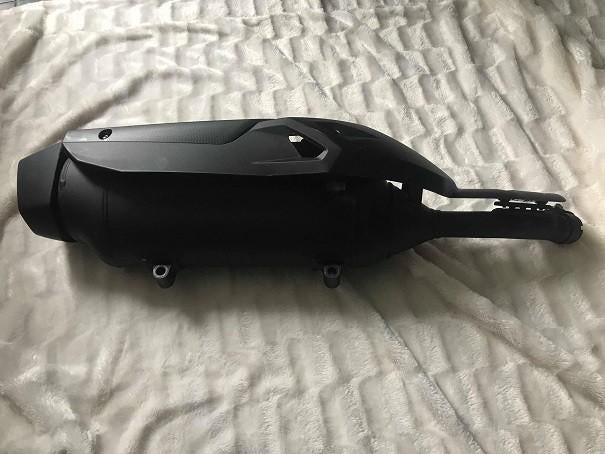 yamaha x max 400 uitlaat origineel (nieuw) moto scooter, Enlèvement, Pot d'échappement, Yamaha