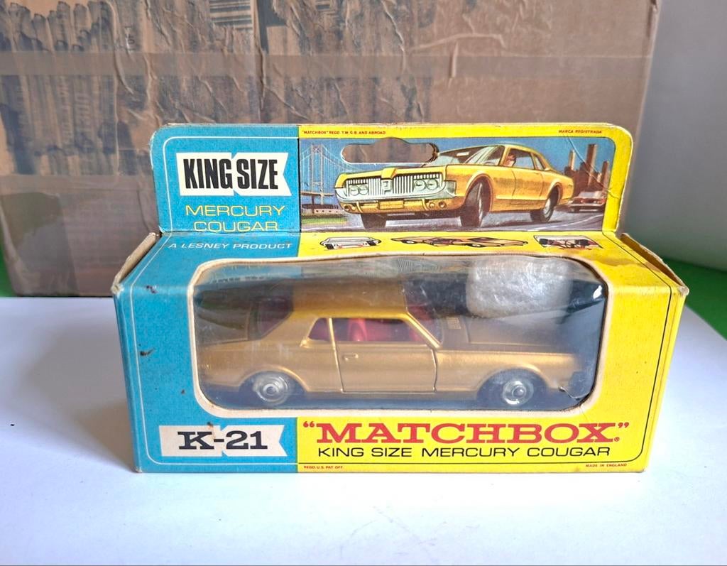 Matchbox king size K-21 mercury cougar, Ophalen of Verzenden