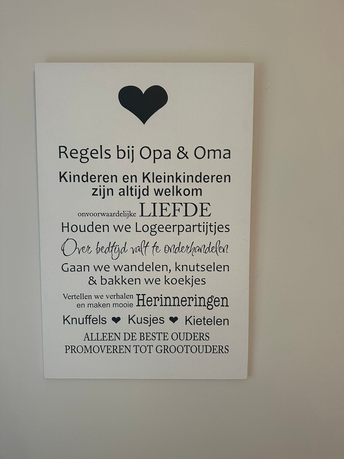 Wanddecoratie, Huis en Inrichting, Ophalen, 40 cm, Zo goed als nieuw, 60 cm