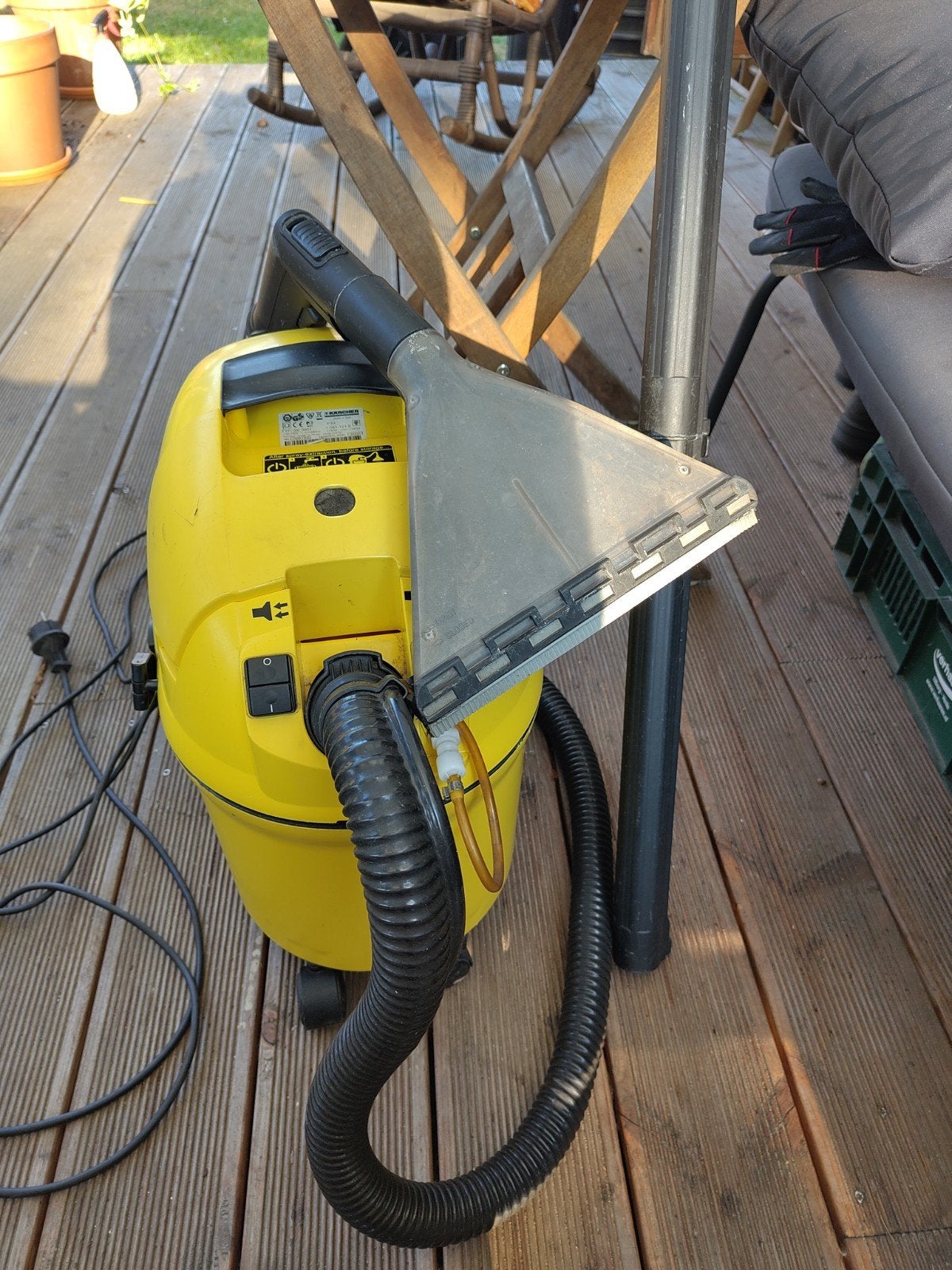 Tapijtreiniger Kärcher, Doe-het-zelf en Bouw, Reinigingsmachines, Ophalen