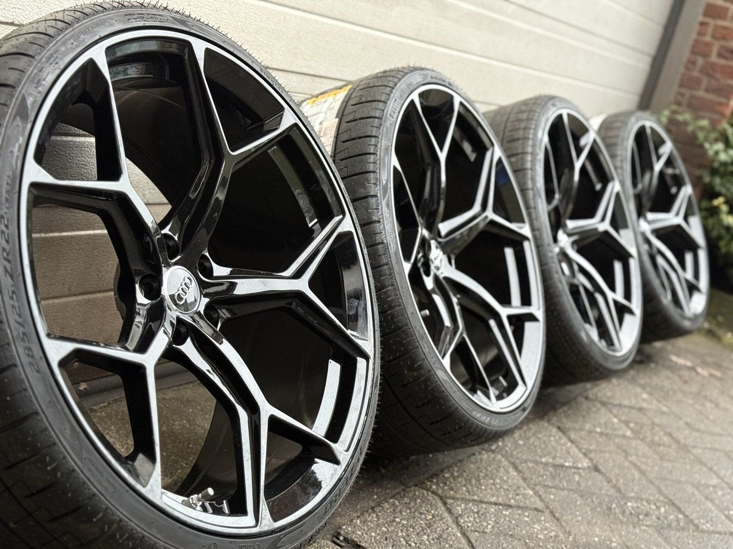 22 " Audi RS6 C7 C8 RS7 C7 C8 A8 S8 D4 velgen Pirelli banden, Auto-onderdelen, Banden en Velgen, -, 285 mm, -, Banden en Velgen