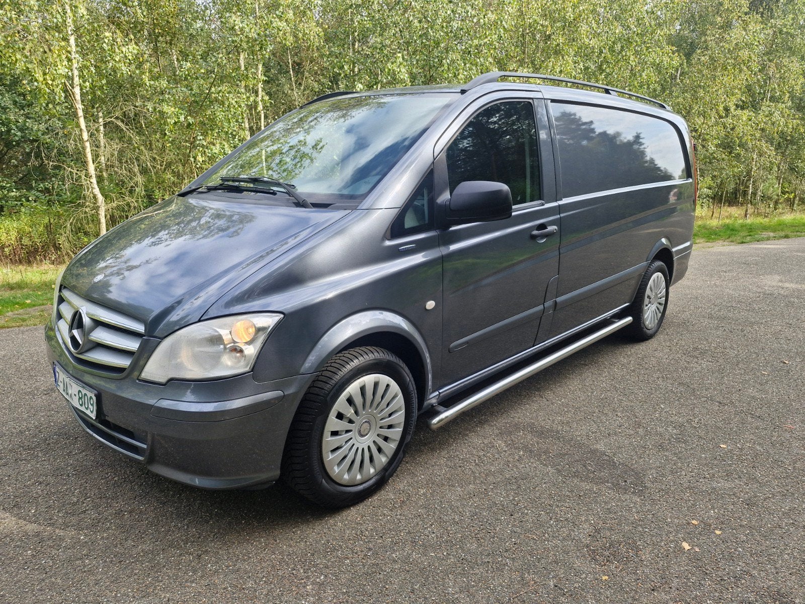 MERCEDES VITO 113 CDI AUTOMAAT 100KW 2014 248560.KM 2.2, Auto's, Euro 5, Sound system, Zwart, 4 cilinders