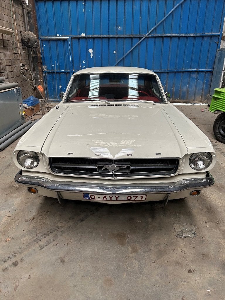 Ford mustang 1965, Auto's, Achterwielaandrijving, Wit, Leder, Overige kleuren