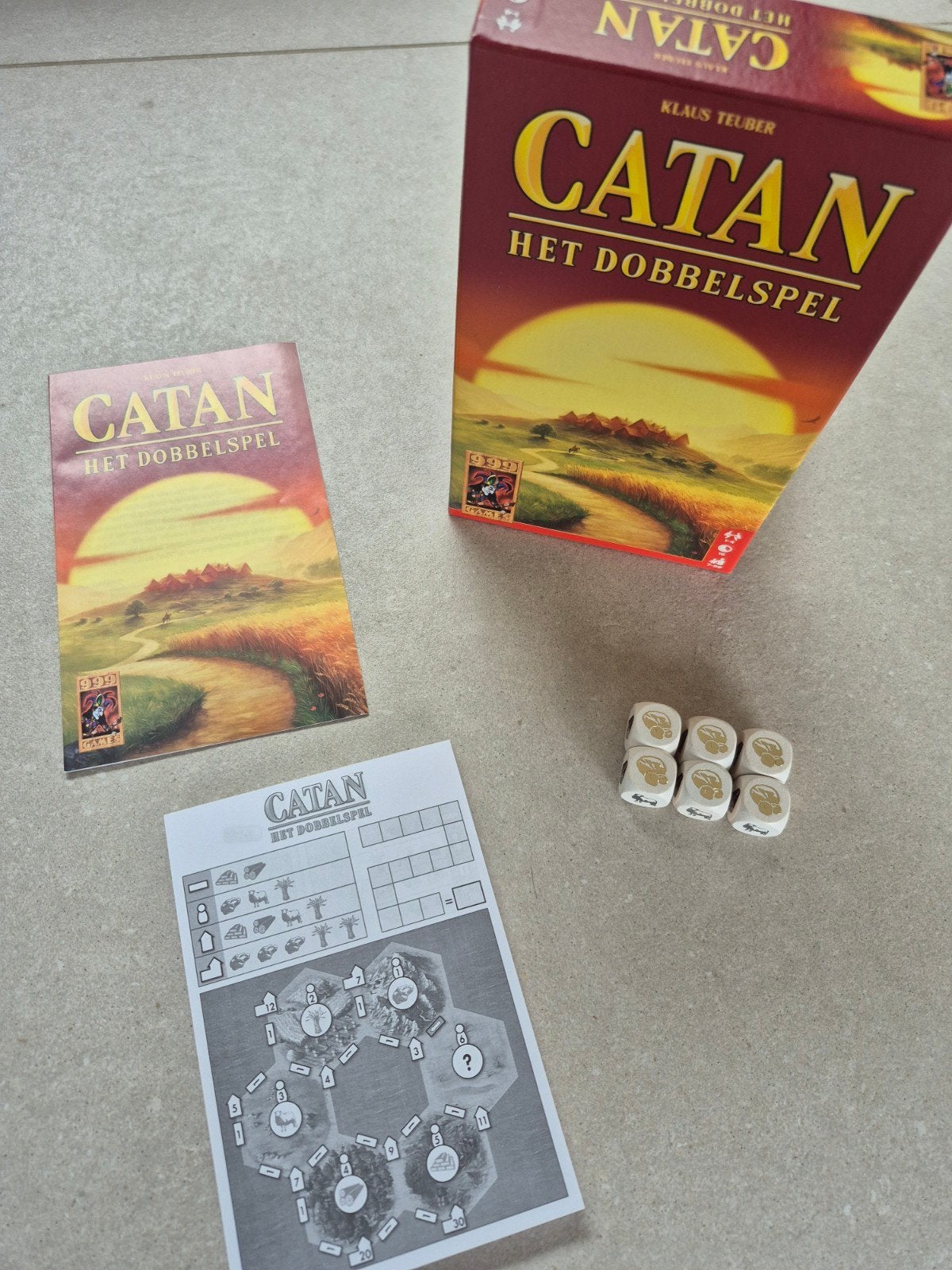 Catan Dobbelspel, Hobby en Vrije tijd, Drie of vier spelers, Ophalen of Verzenden, Nieuw, 999 games