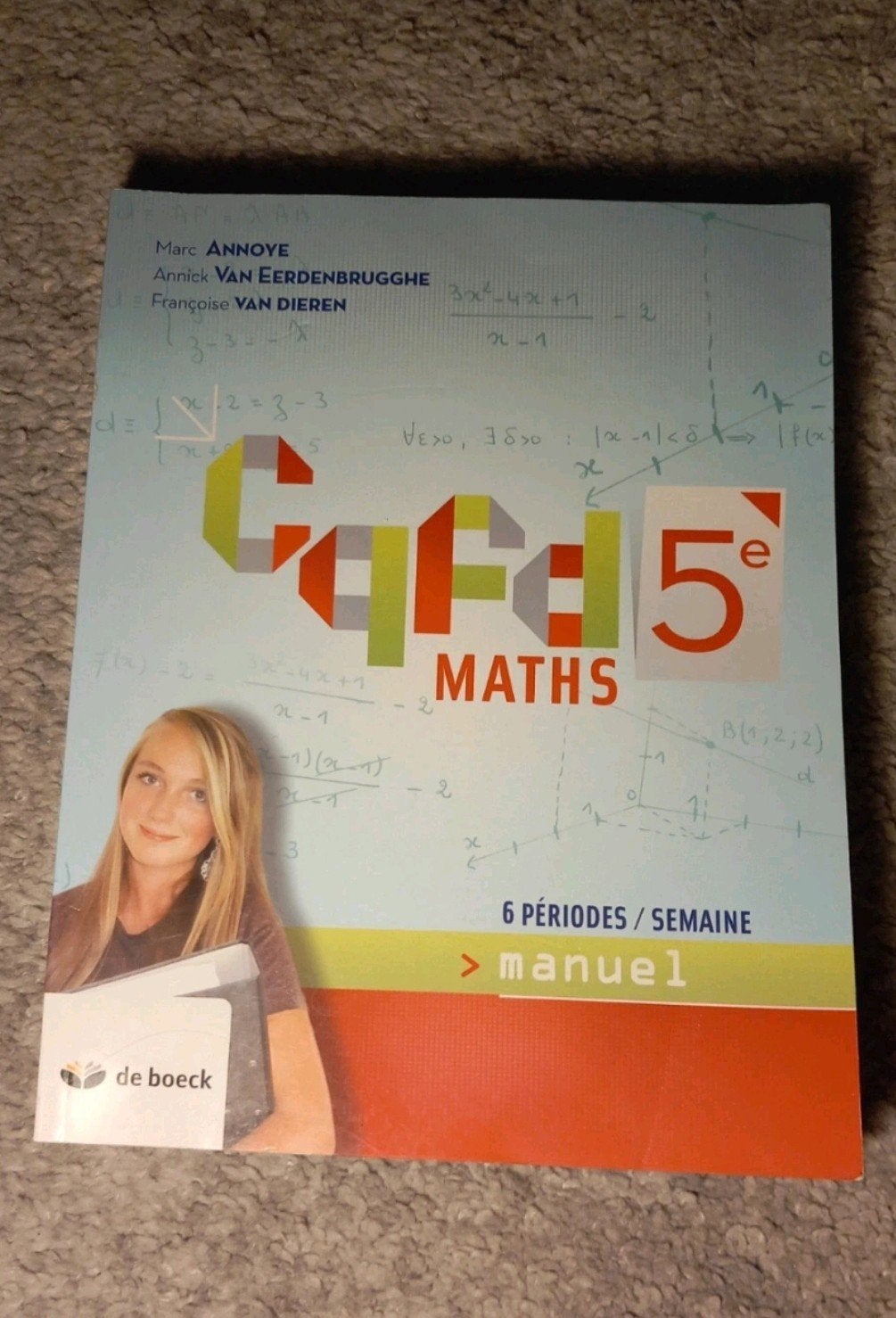 Cqfd maths 5ème, Livres, Enlèvement ou Envoi