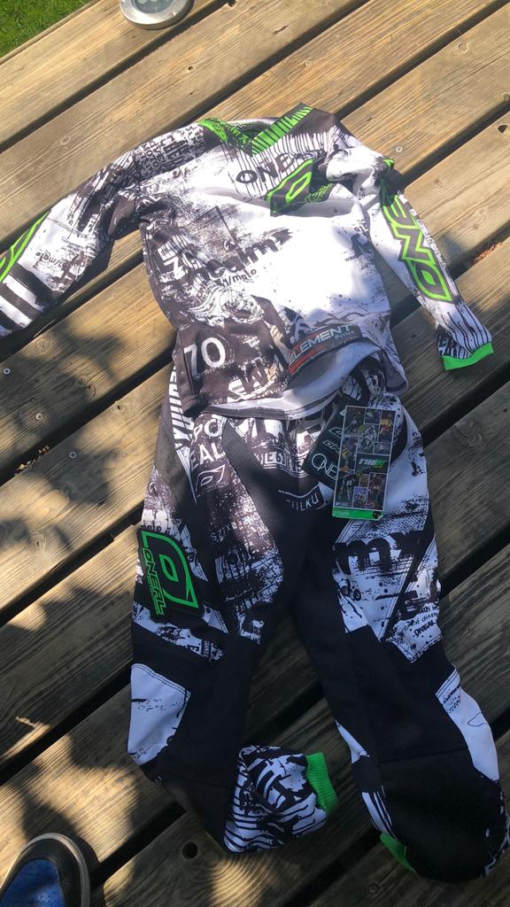 O’Neal crossbroek en shirt kids, Motoren, Ophalen of Verzenden, Nieuw met kaartje, Kinderen, Motorcrosskleding