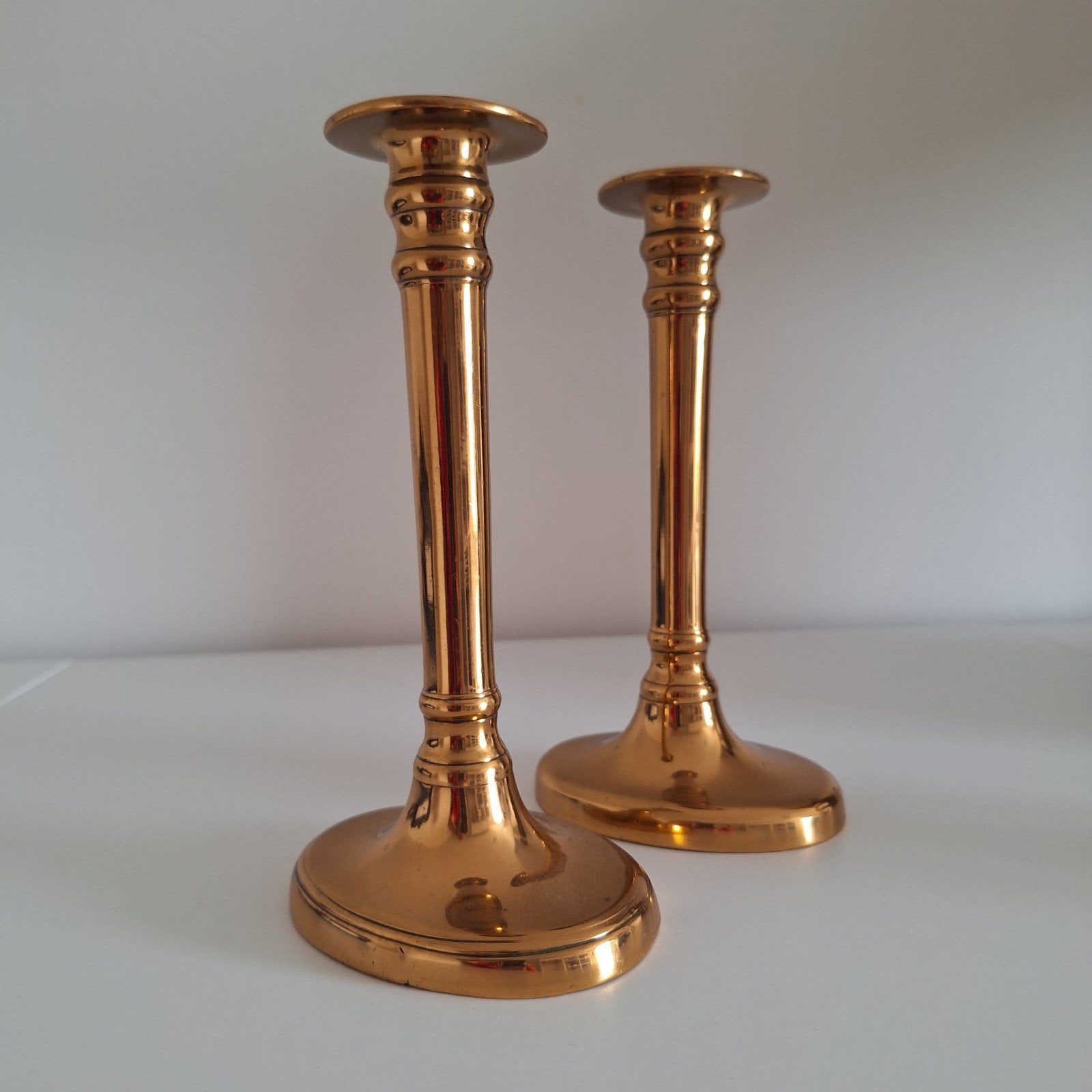 Lot de 2 bougeoirs, Antiquités & Art