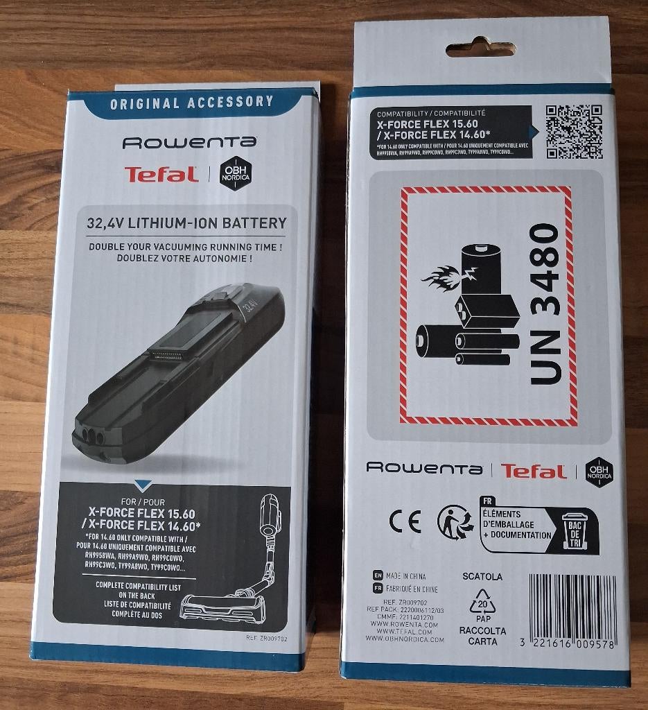 Batterie aspirateur Rowenta, Electroménager, Aspirateurs, Enlèvement, Neuf, Rowenta