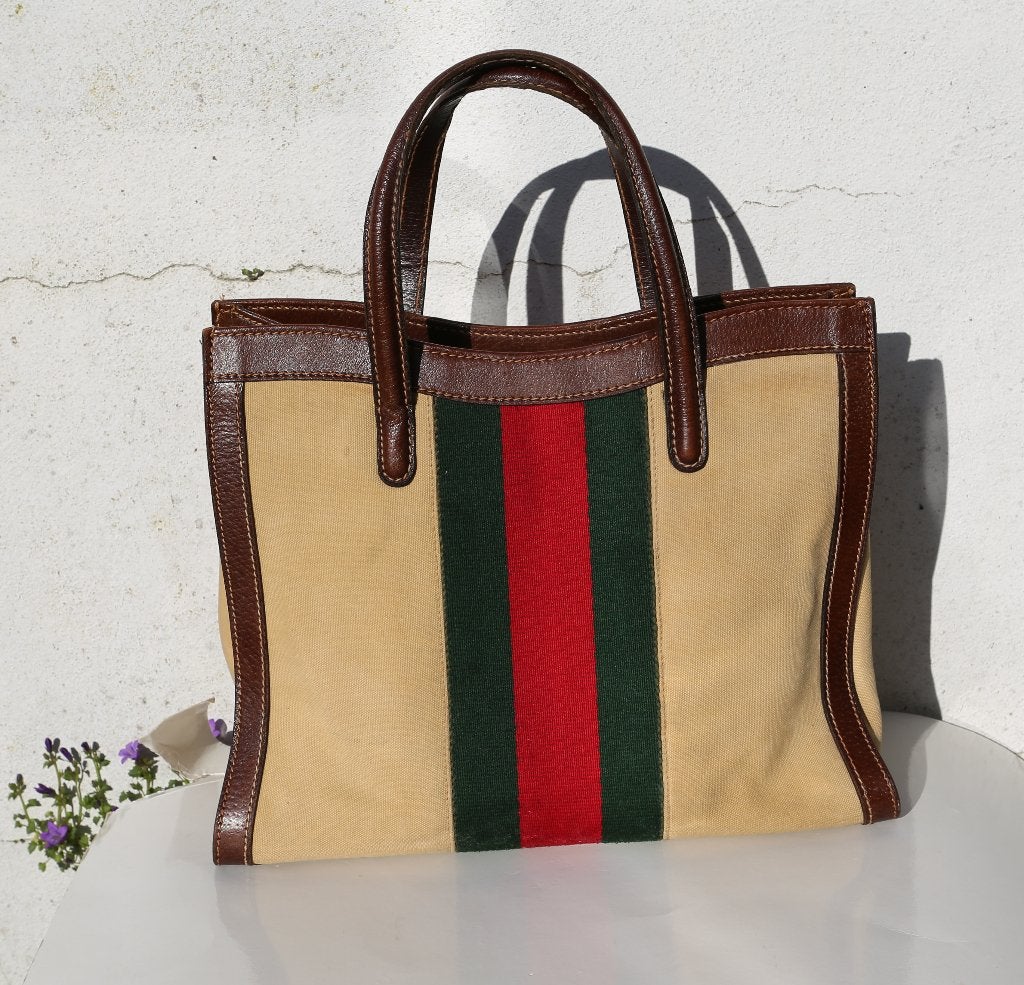 Vintage Gucci-tas, Handtassen en Accessoires, Tassen | Damestassen, Ophalen of Verzenden, Gebruikt