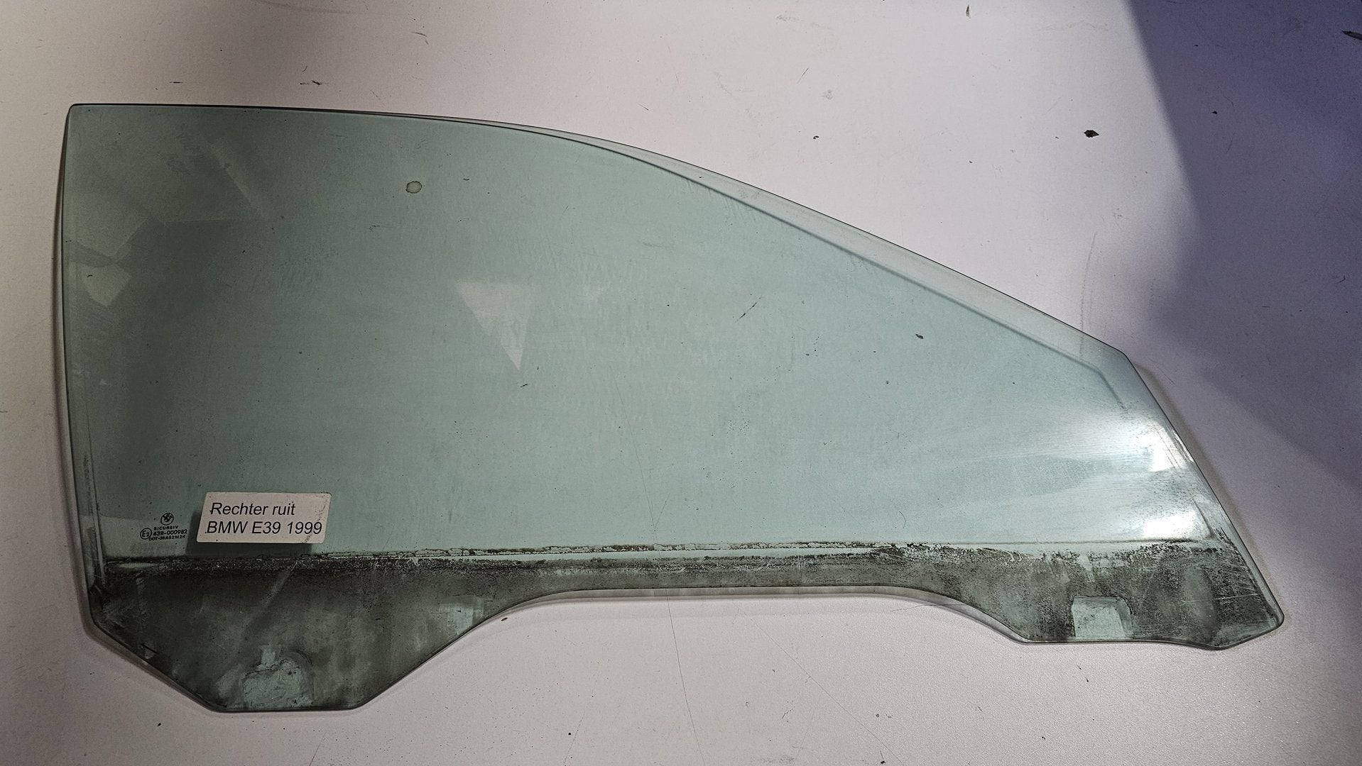 Zijruit raam groen rechtsvoor BMW E39 Sedan Touring 51328159, Gebruikt, -, Deur, -