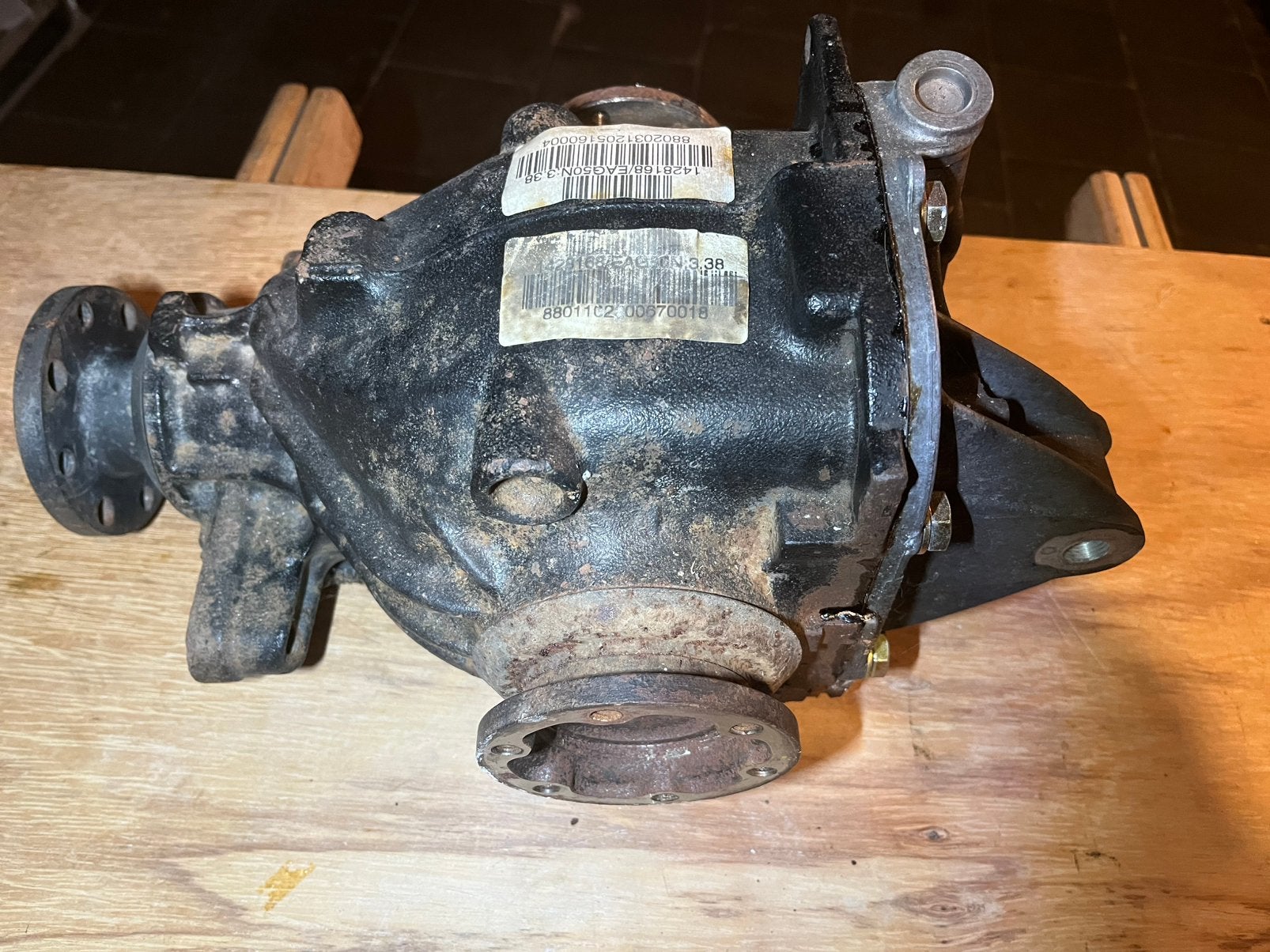 Pont bmw e46 3,38 150000 k/m!, Autos : Pièces & Accessoires, Transmission & Accessoires, Enlèvement, BMW