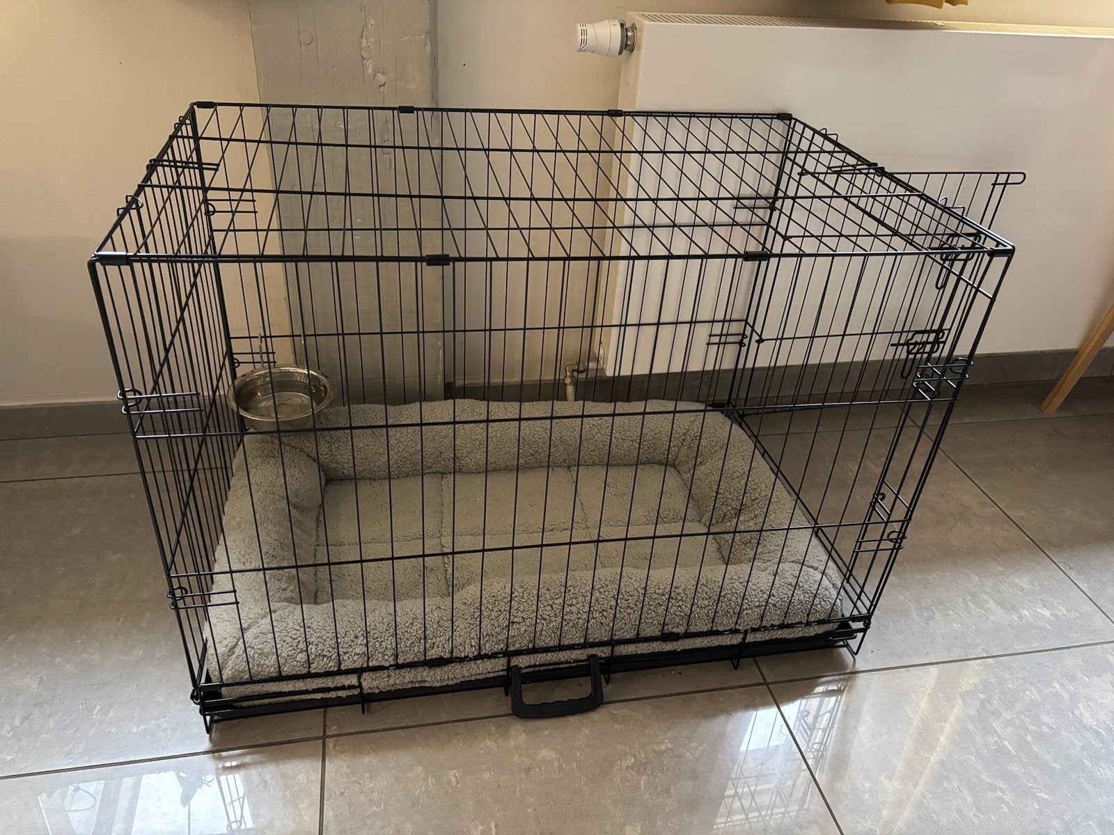Cage pour chien, Enlèvement, Comme neuf, Gamelle