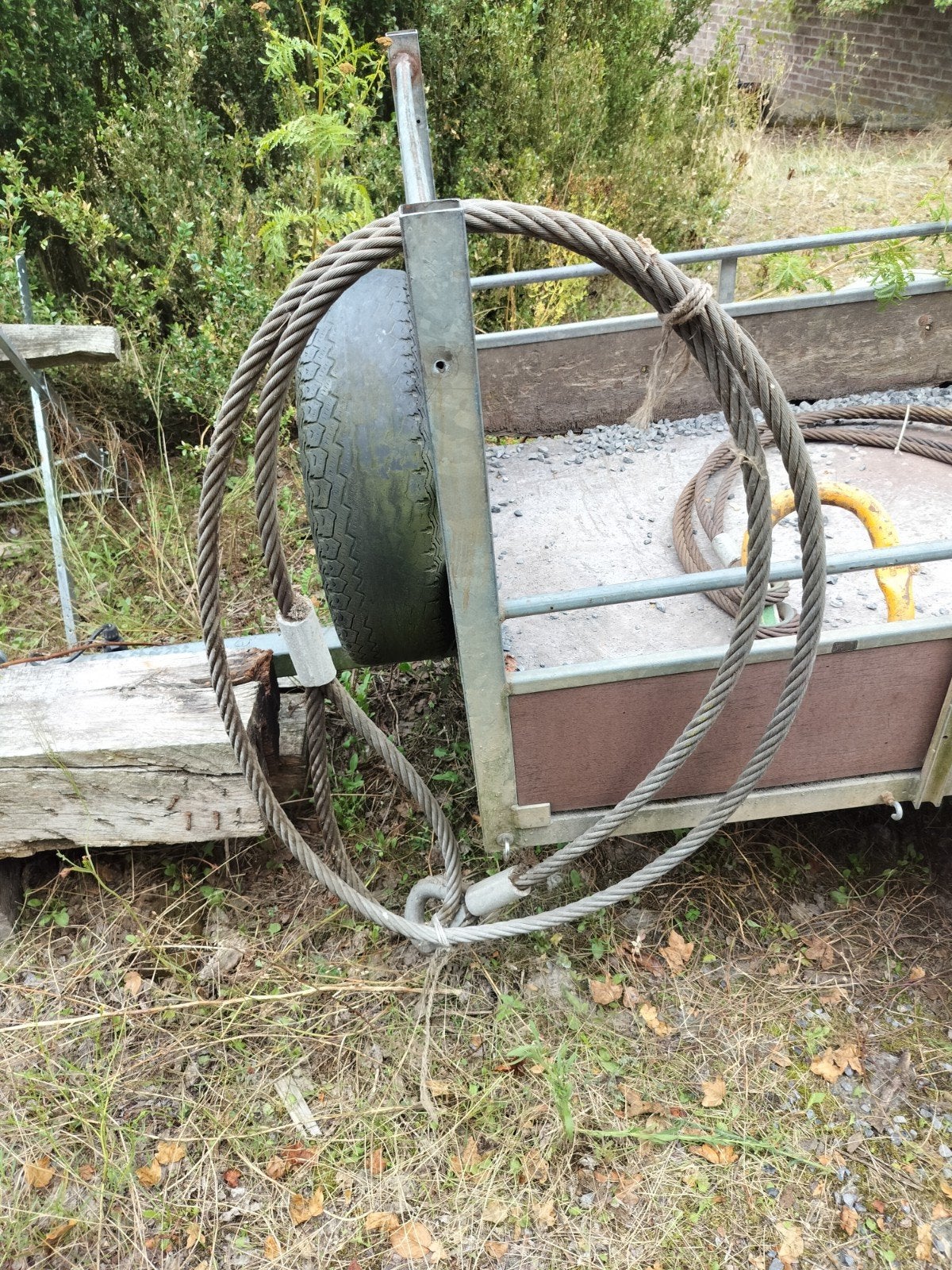 boucle de câble en acier, Bricolage & Construction, Enlèvement, Utilisé
