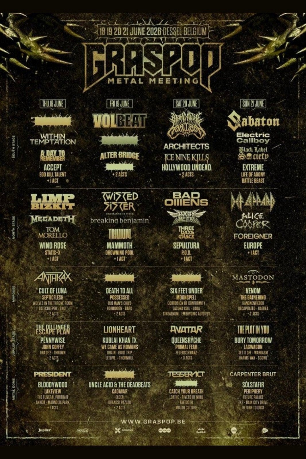 Gezocht: 2 tickets graspop voor zondag