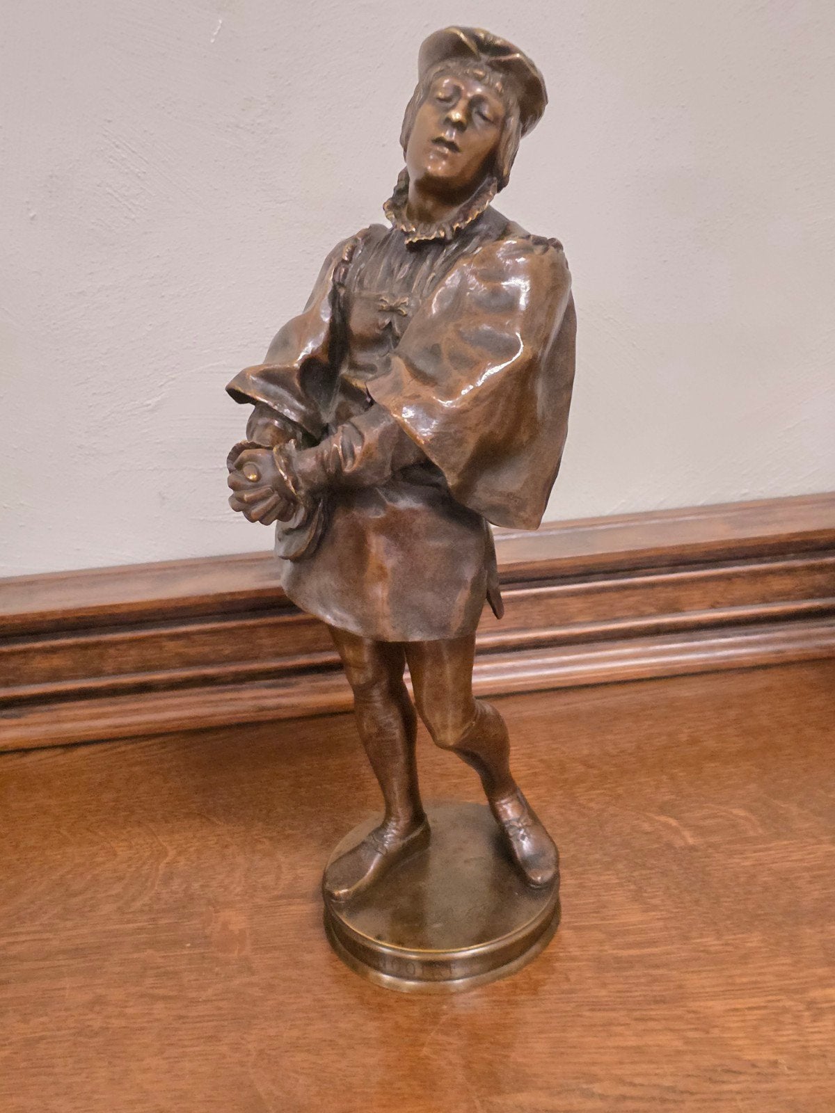 antiek bronzen beeld 19e eeuw, Antiek en Kunst, Ophalen, Brons