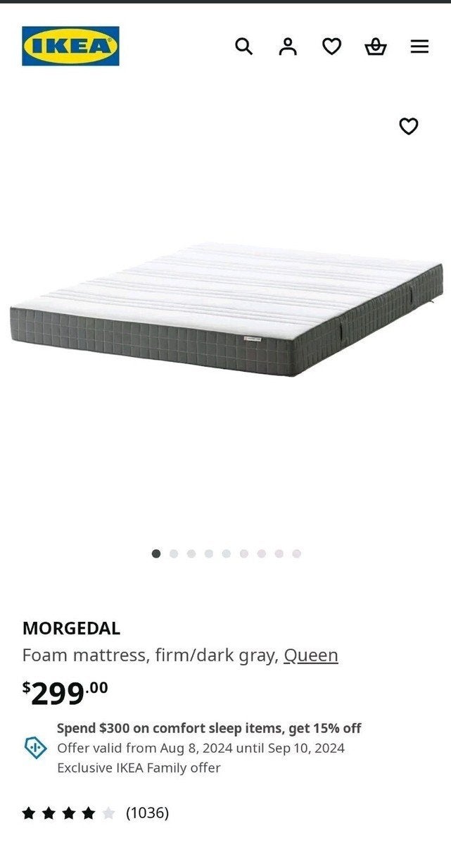 Ikea MORGEDAL, Enlèvement