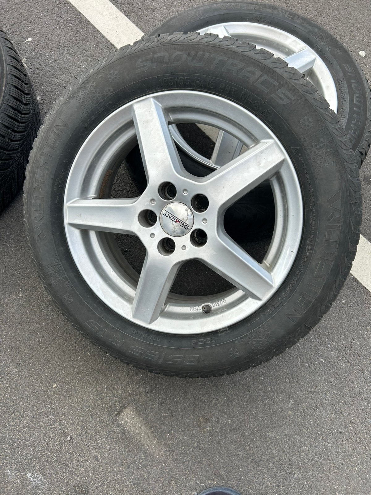 Jantes dezent 15" 5x100 pneus hiver, Autos : Pièces & Accessoires, Pneus & Jantes, Pneu(s), Pneus hiver, 15 pouces, 185 mm, Véhicule de tourisme