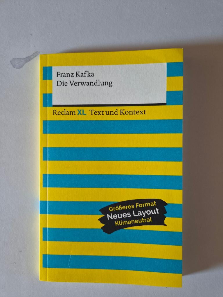 Franz Kafka – Die Verwandlung (Reclam XL), Boeken, Ophalen of Verzenden, Zo goed als nieuw
