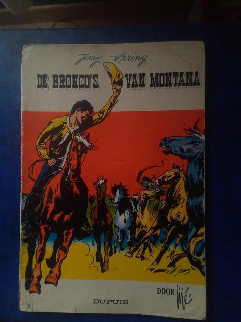 stripverhaal Jerry Spring (1965)1ste druk, Livres, BD, Envoi