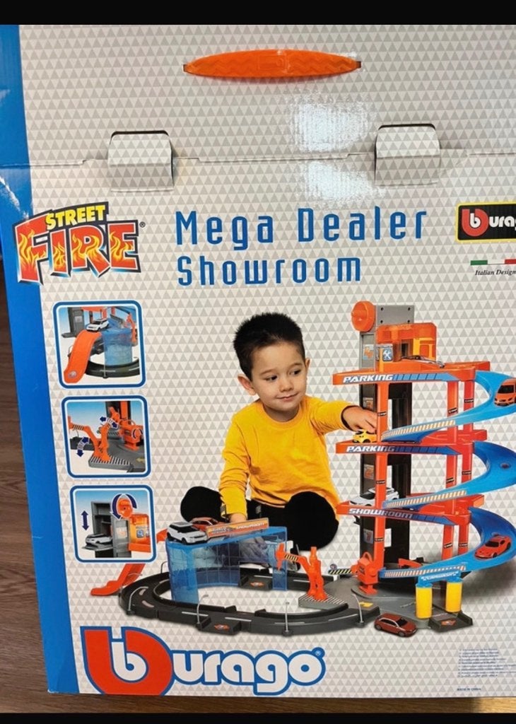 Garage pour petites voitures Burago, Kinderen en Baby's, Speelgoed |Speelgoedvoertuigen, Ophalen, Gebruikt