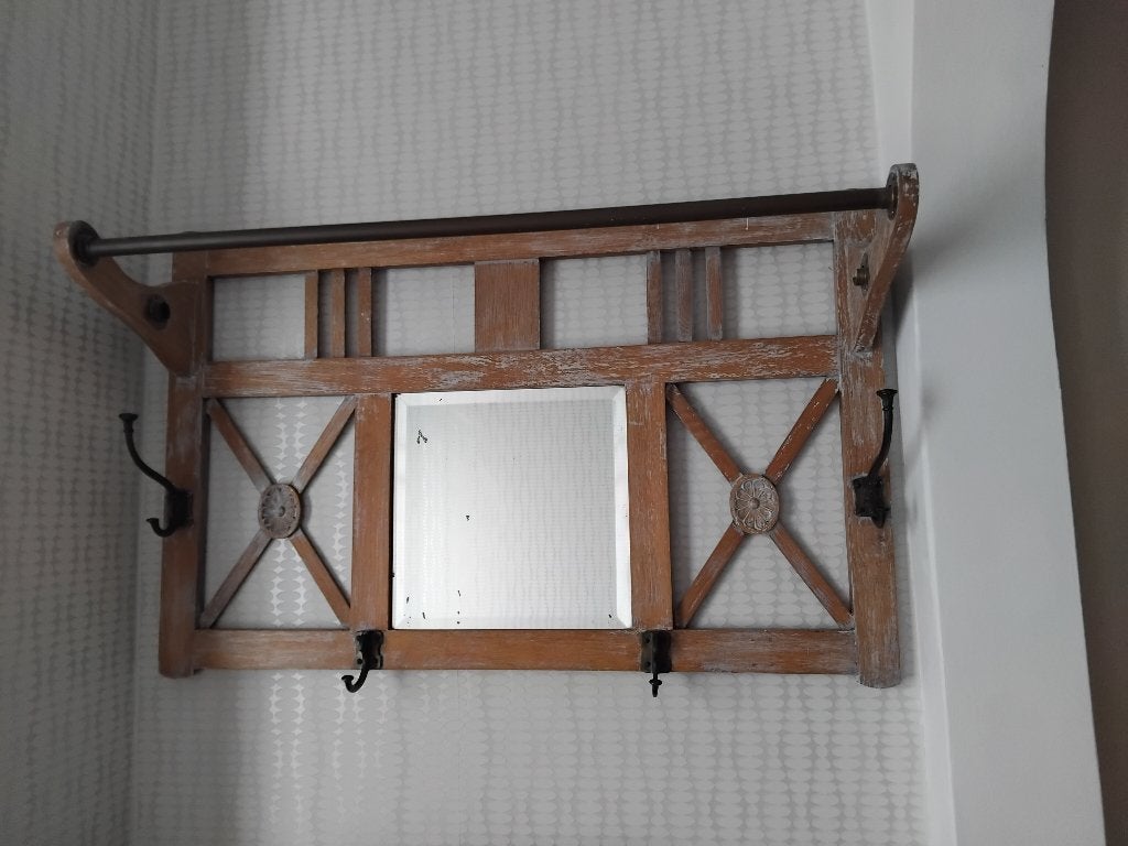 Kapstok landelijk, Enlèvement, Utilisé, Bois, Portemanteau mural
