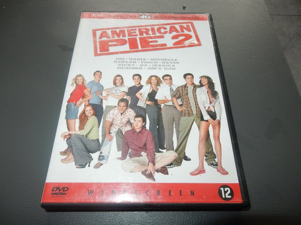 nr.982 - Dvd: american pie  2, CD & DVD, DVD | Comédie, À partir de 12 ans, Enlèvement ou Envoi, Comme neuf, Autres genres