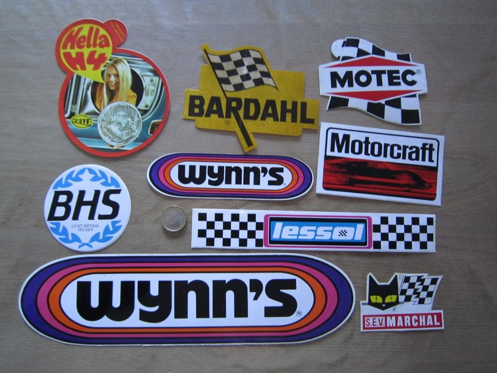 Retro/Vintage sticker - Auto onderdelen Wynns/Bardahl/..., Verzamelen, Ophalen of Verzenden, Zo goed als nieuw, Auto of Motor