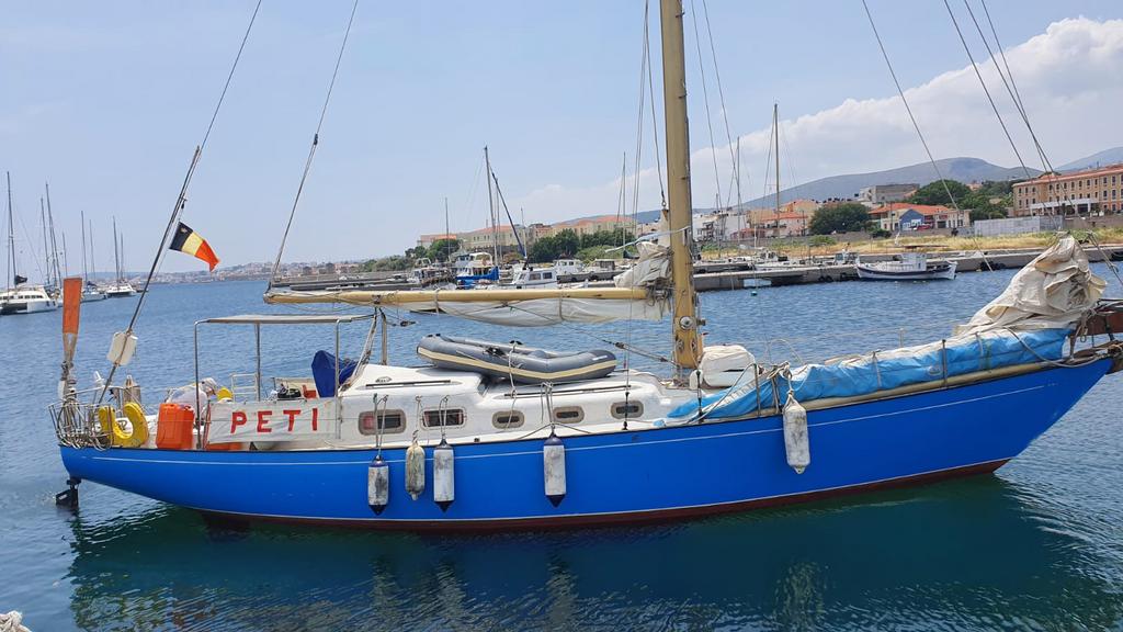 Te koop: Polyester zeilboot Rebel van 12,55m, Watersport en Boten, Kajuitzeilboten en Zeiljachten, Ophalen, Polyester