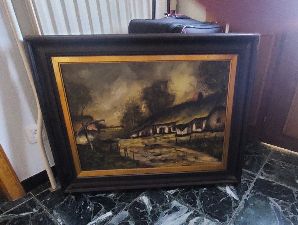 2 mooie schilderijen, Antiek en Kunst, Ophalen, Landschap