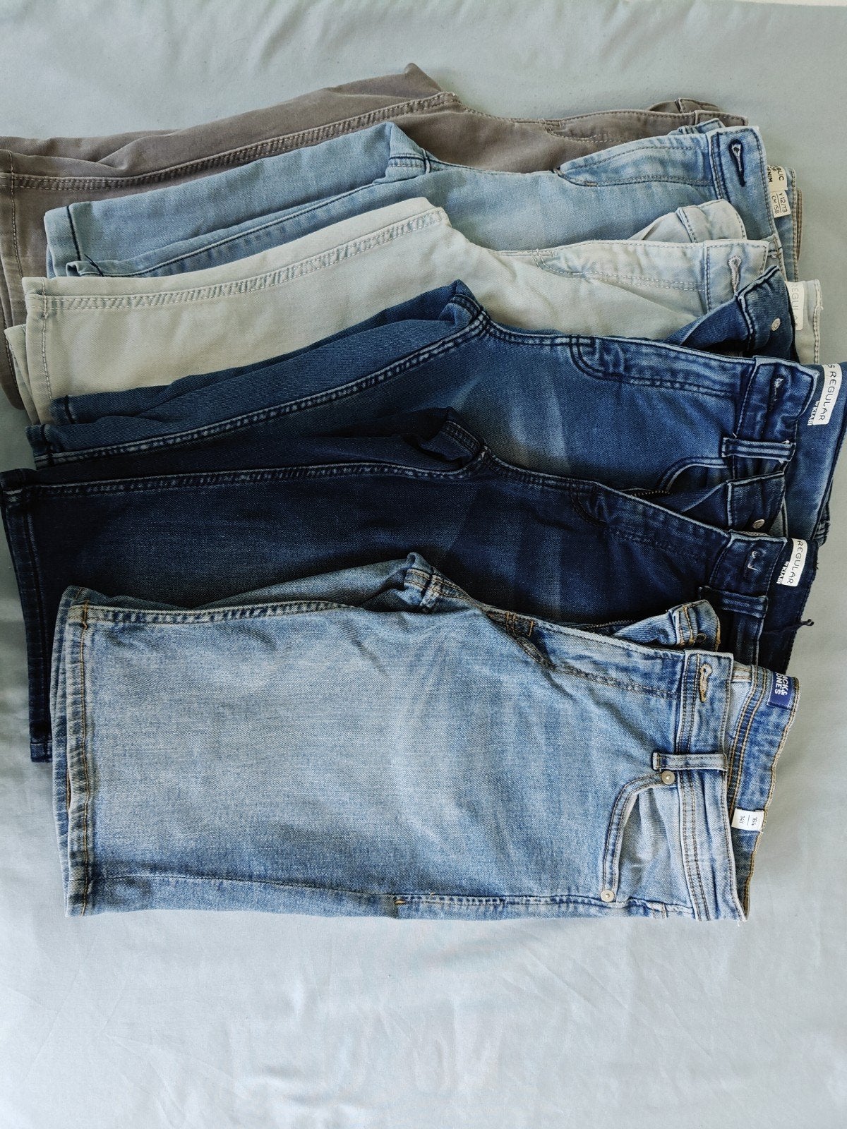 Jeans shorts maat 164, Ophalen, Zo goed als nieuw, Broek