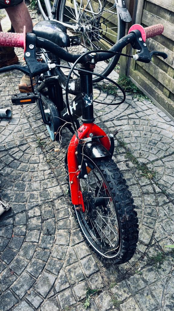 Kinderfiets, Ophalen, Gebruikt