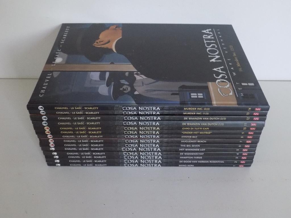 Cosa Nostra ~ Complete serie hardcovers 1 t/m 14, Boeken, Complete serie of reeks, Ophalen of Verzenden, Zo goed als nieuw