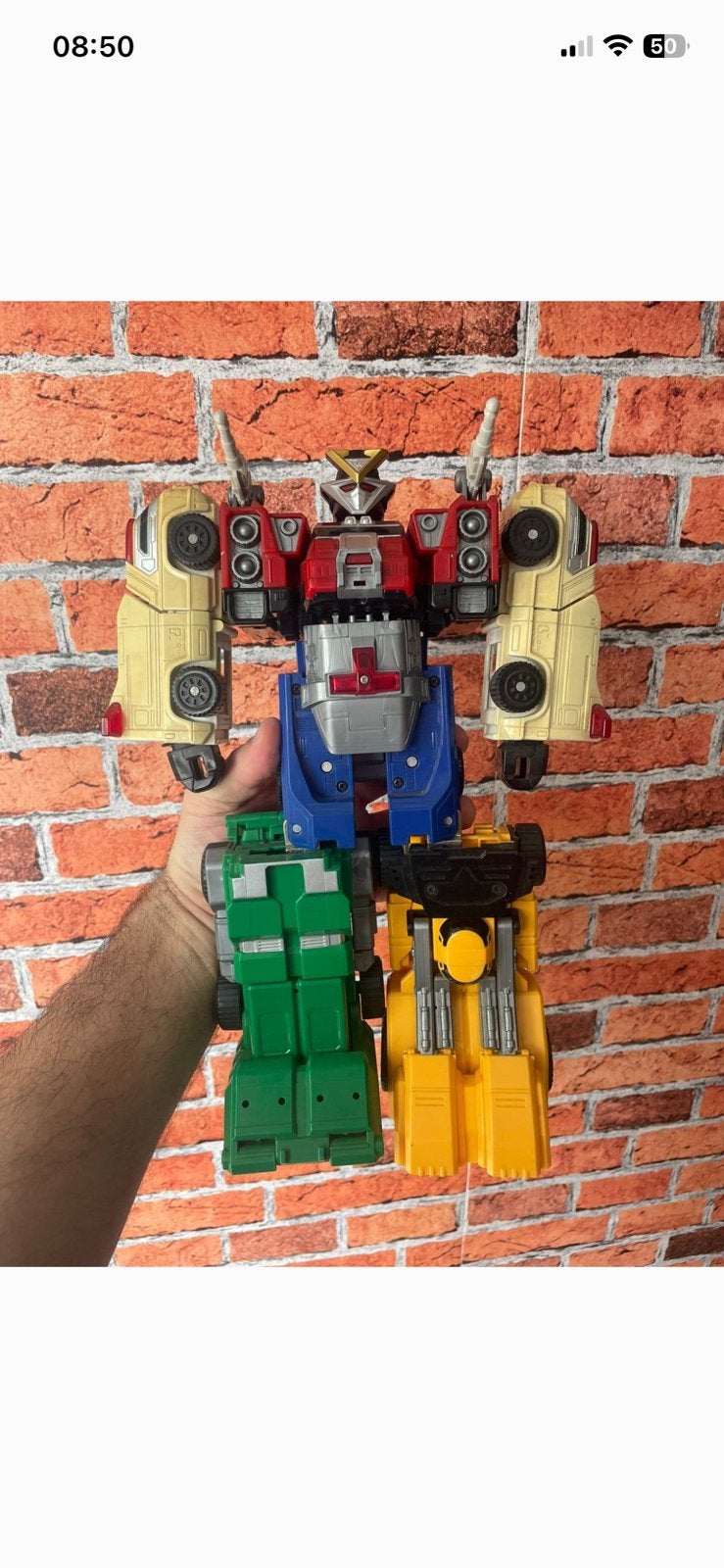 Power rangers turbo megazord, Verzenden, Gebruikt